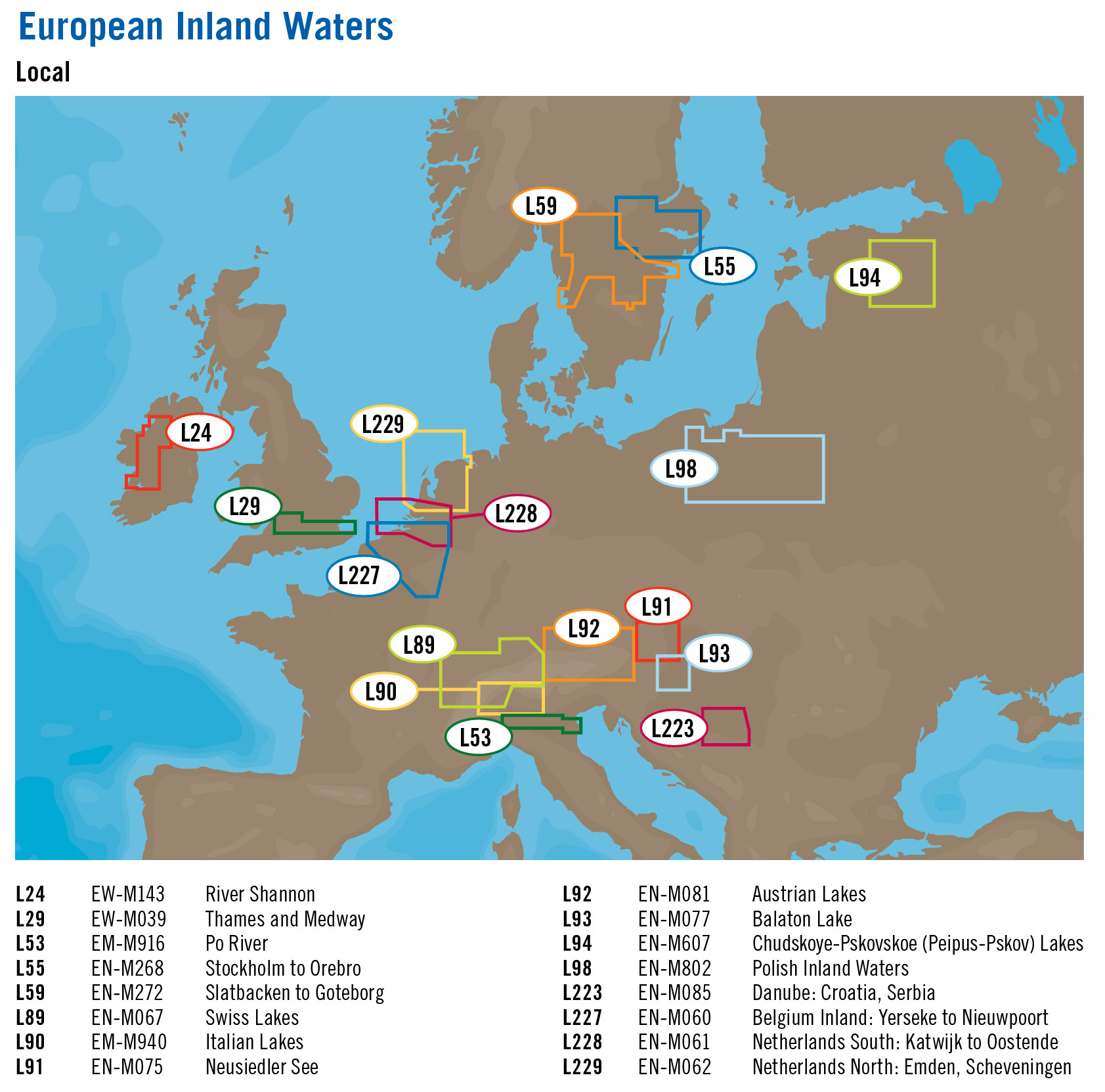      wody rdldowe Europy Local             